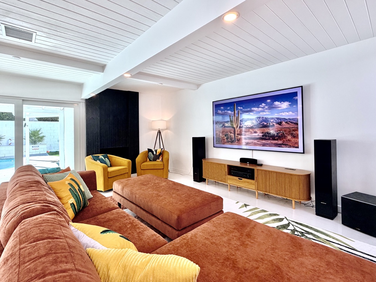 Mid-century modern interior